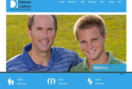 Diabetes Coalition of Palm Beach County web page